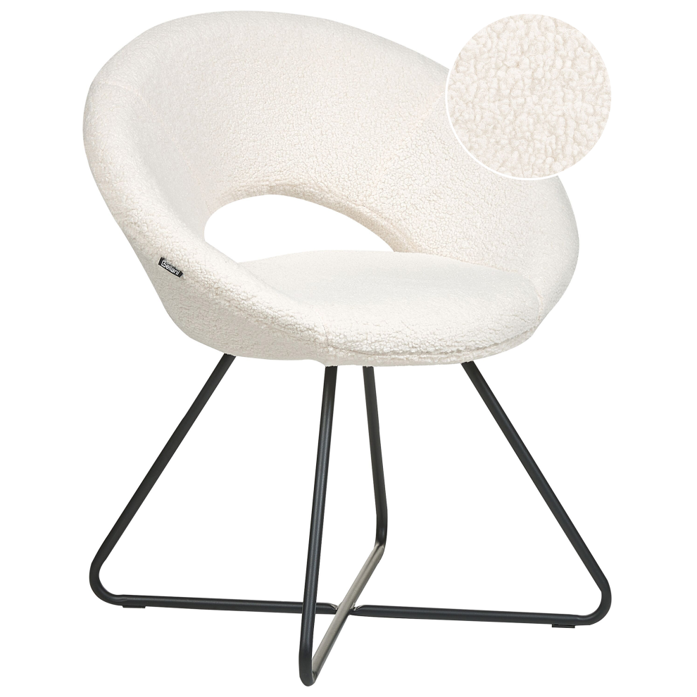 Dining Chair RACHEL Boucle White-image-OPC-PGWZ9DG-NEW