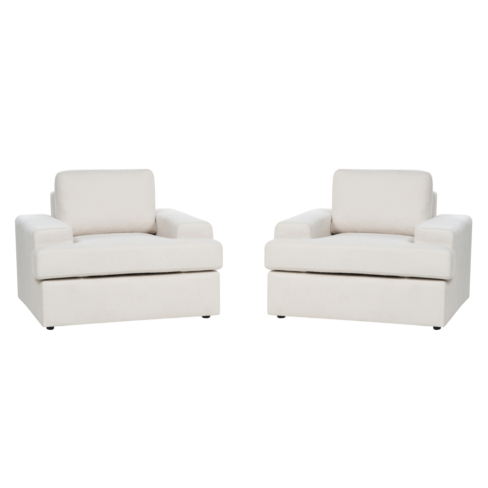 Set of 2 Armchairs ALLA Fabric Light Beige-image-OPC-PDHYFGC-NEW