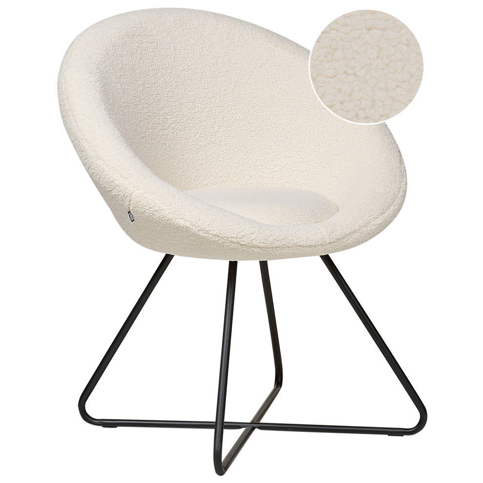 Dining Chair FLOBY II Boucle Off-White-image-OPC-PDHYDVV-NEW