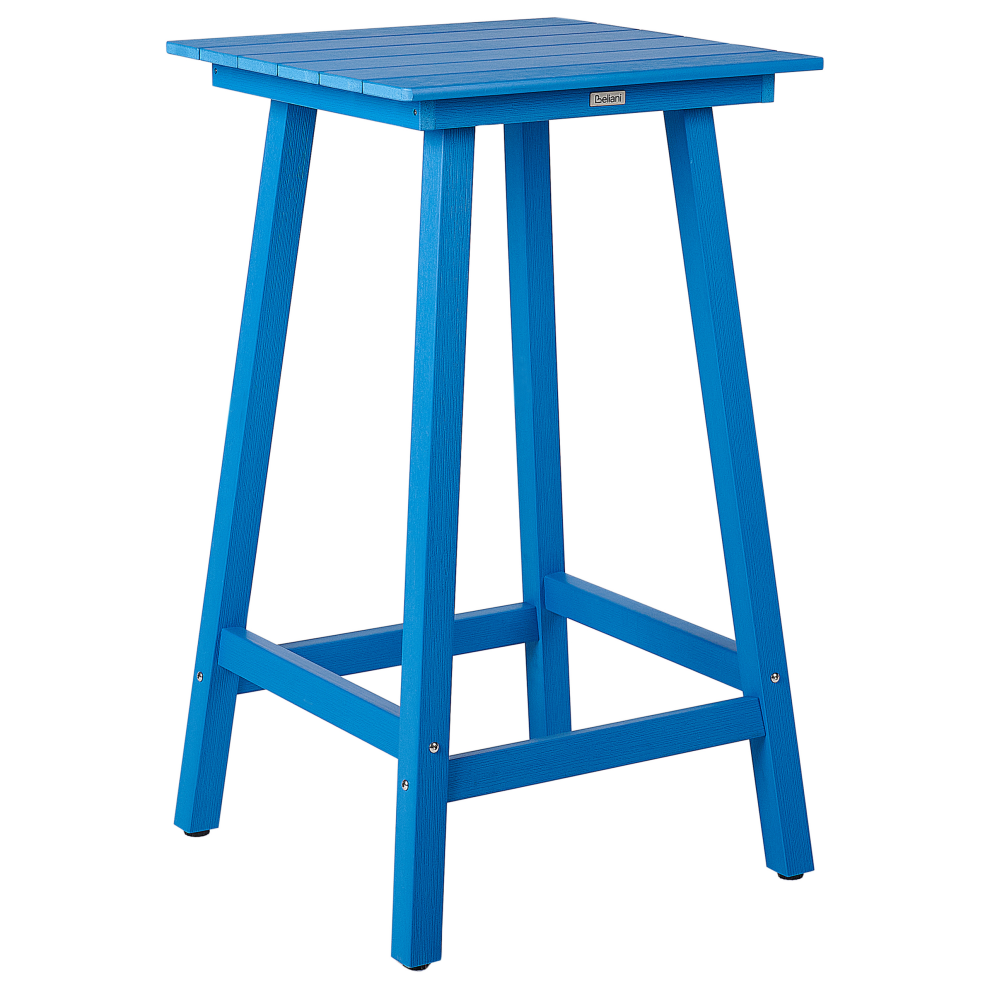 Garden Bar Table ADIRONDACK 60 cm 59 cm Synthetic Material Blue-image-OPC-PGVPWZY-NEW