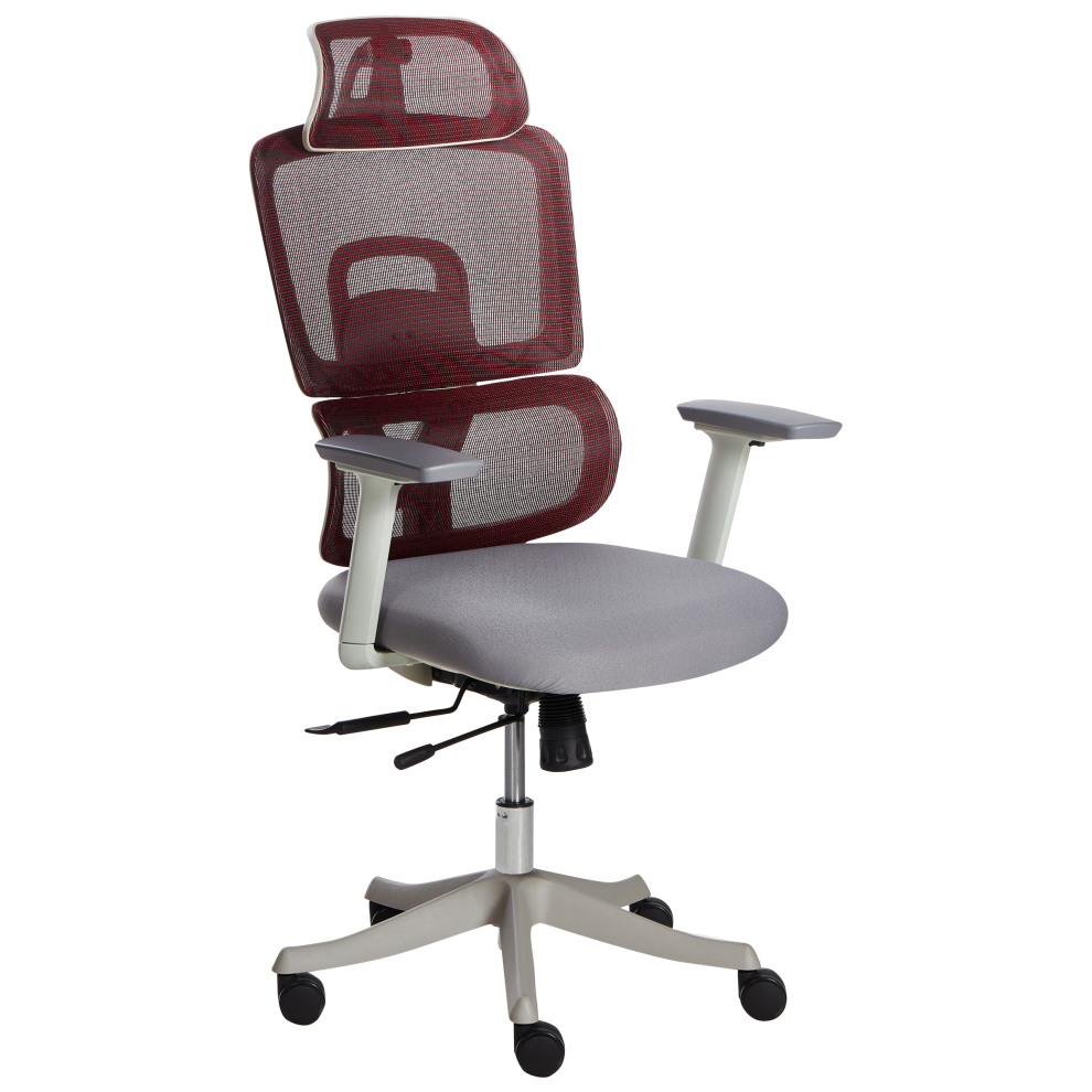 Office Chair ALLY Fabric Dark Red-image-OPC-PGTDG7F-NEW