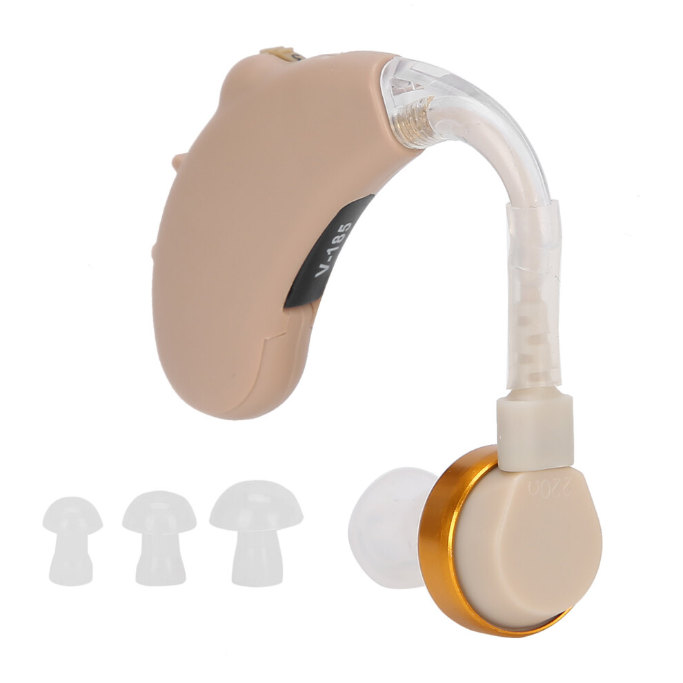 Portable Hearing Aids Set with Earplugs, Sound Amplifier for Seniors