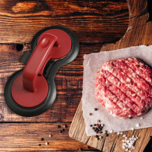 Doppelburger-Form Antihaft Patty Maker Backform 20x10cm Küchenwerkzeug