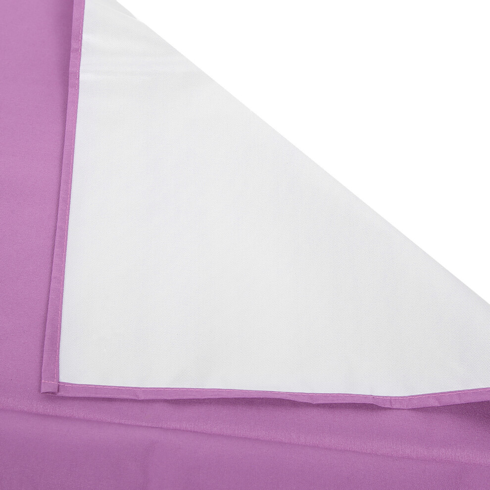 Disposable Massage Bed Sheets 2pcs Breathable Waterproof Polyester White Purple