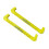 Adjustable Ice Skating Blade Cover Sports Protective-Yellow 1