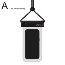(Pink) Summer Luminous Waterproof Pouch Swimming Gadget Beach Dry Bag Phone Case