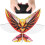 Durable Orange RC Flying Bird Toy with Lights and Adjustable Flight Path 10