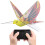 Durable Orange RC Flying Bird Toy with Lights and Adjustable Flight Path 7