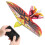 Durable Orange RC Flying Bird Toy with Lights and Adjustable Flight Path 8