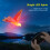 Durable Orange RC Flying Bird Toy with Lights and Adjustable Flight Path 3