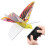 Durable Orange RC Flying Bird Toy with Lights and Adjustable Flight Path 16
