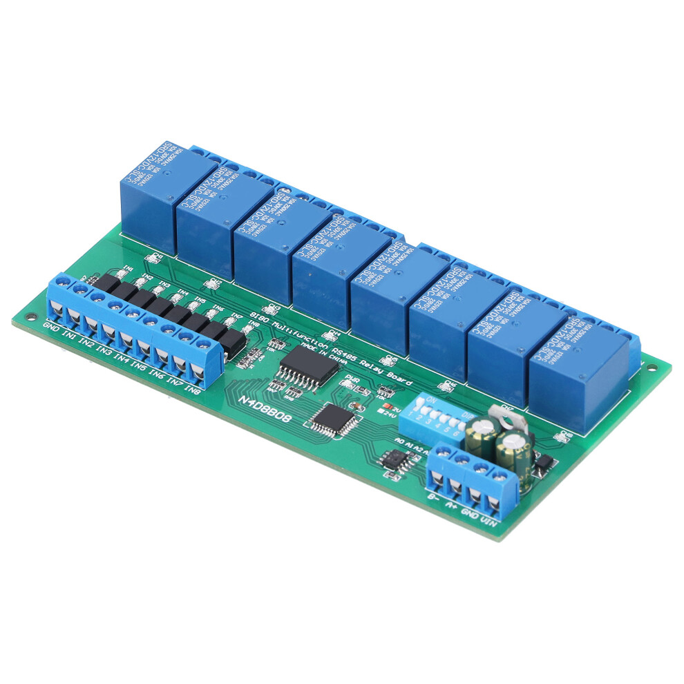 Rs485 Relay Module 8 Input 8 Output Din35 Rail Box Plc Expansionâ12V 4631360024892