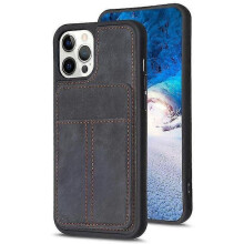 (iPhone XS Max, Black) 25-26 For iPhone XS Max Frosted Card Bag Phone Case with Holder