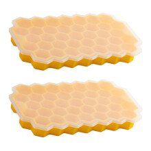 Creații de gheață hexagonale, antiaderente, ușor de separat, silicon alimentar pentru consum în siguranță, forme de ciocolată reutilizabile,