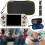 (Black) Game Console Storage Bag Multilayer Case for RG40XX H Shockproof Protective 5