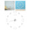 DIY Acrylic Mirror Wall Clock, 120x120cm, Silver 15