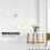 DIY Acrylic Mirror Wall Clock, 120x120cm, Silver 6