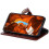 (Brown) Zipper Bag Leather Phone Case For Kyocera Basio Active3 4
