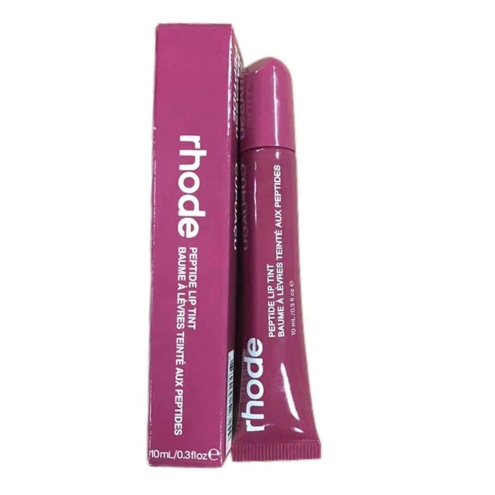 (03# Raspberry) Rhode Skin Jelly Bean Peptide Lip Tint Raspberry Jelly Lip Balm 0.3oz / 10ml