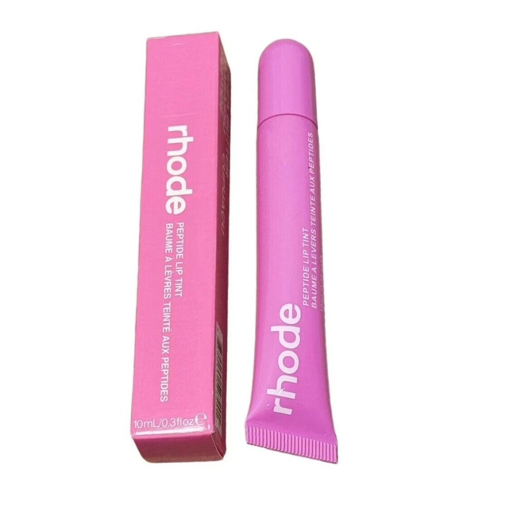 (06# Shortcake) Rhode Skin Jelly Bean Peptide Lip Tint Raspberry Jelly Lip Balm 0.3oz / 10ml