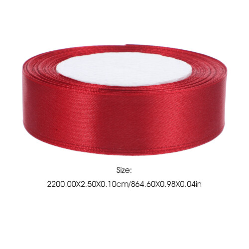 Polyester Decoratielint Rood Voor Bouquet En 1