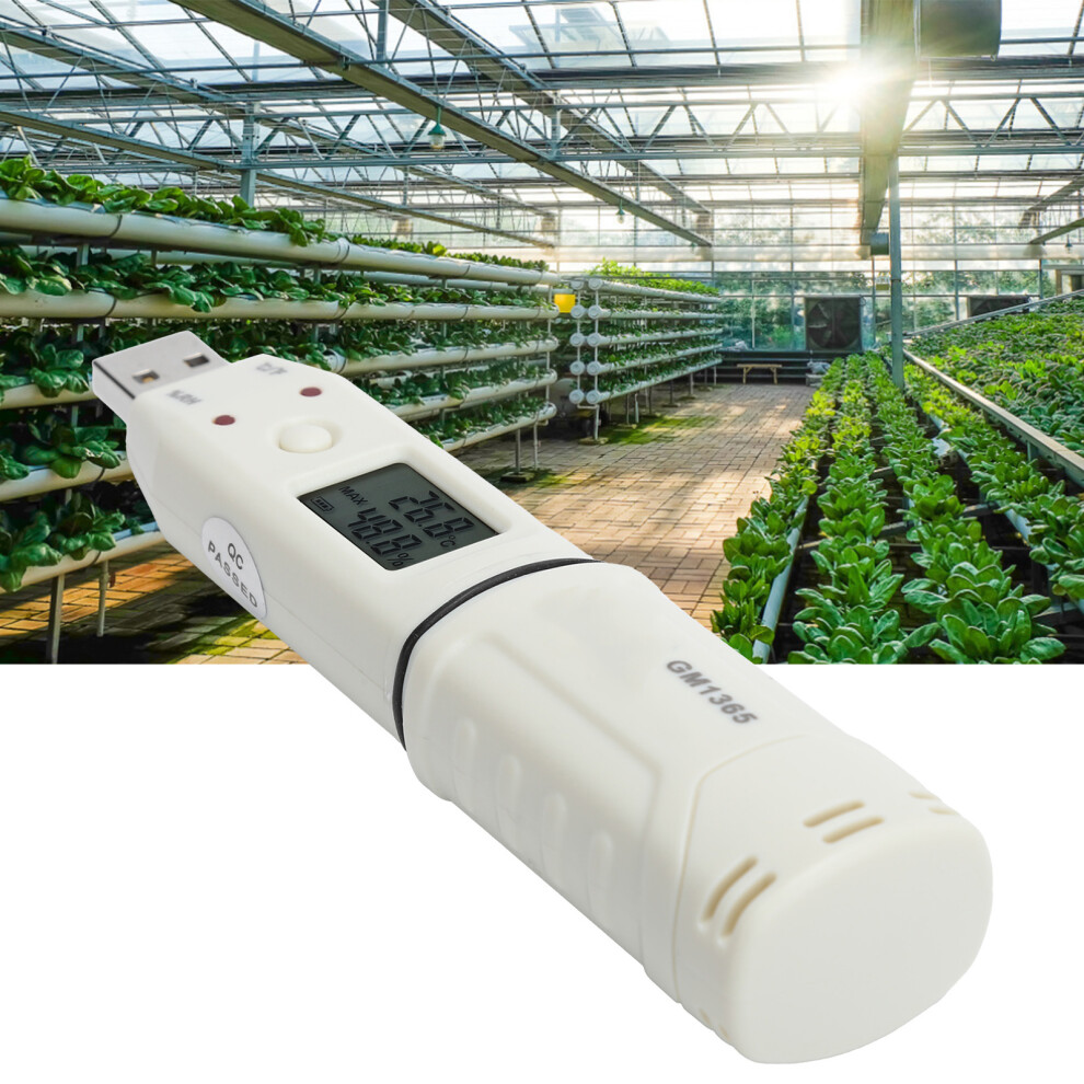 Digital Temp & Humidity Logger Indoor Thermometer Hygrometer With Alarm 9421360033063