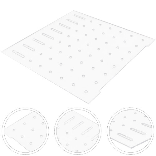 Tablero De Acrílico Para Separación, Aislante Con 4 Clips 1