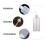 2St Wit Waterfles Vogels PP Duurzame Waterhouder 10