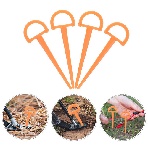 12 Pièces Piquets De En Résistants Réutilisables 2