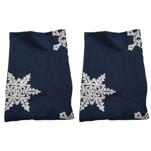 2 Count Snowflake Dining Tablecloth Fsnowflake Tablecloths Cover 1