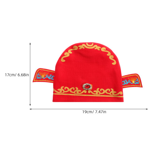 Cappellino Cotone Rosso Primo Compleanno E Bambini 2