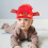 Cappellino Cotone Rosso Primo Compleanno E Bambini 6