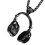 3 Pezzi Collana Con Cuffie Western Pendente Musicale 11
