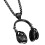 3 Pezzi Collana Con Cuffie Western Pendente Musicale 10