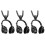 3 Pezzi Collana Con Cuffie Western Pendente Musicale 4
