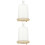 2 Set Copertura In Per Fiori Essiccati Con Base 6