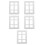 5 Pezzi Cornice Sfondo 3D in Acciaio Carbonio per Scrapbooking 7