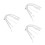 3 Paia Strisce Per Reggiseno Con E 9