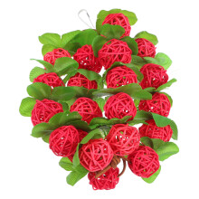 2 Stringhe Per Con Palline In Rattan