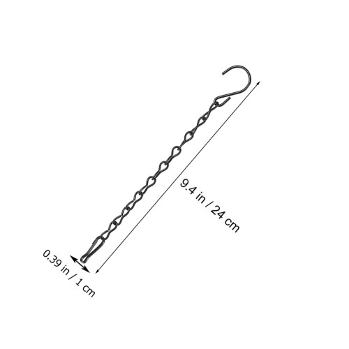 15 Pezzi 24 Cm Con Gancio Portapiante Sospeso Per 1