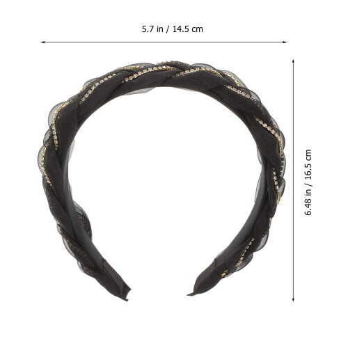 Headband In Organza Con Per Feste 2