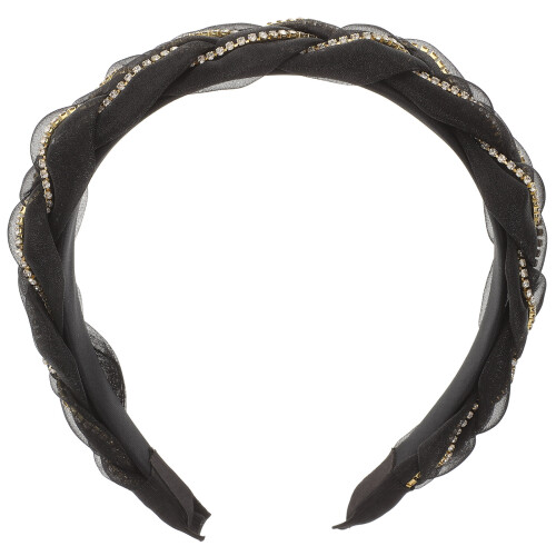 Headband In Organza Con Per Feste 1