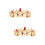 2 Pezzi Copricapo con Nuziale Fascia Tiara 8