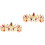 2 Pezzi Copricapo con Nuziale Fascia Tiara 5