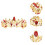2 Pezzi Copricapo con Nuziale Fascia Tiara 9