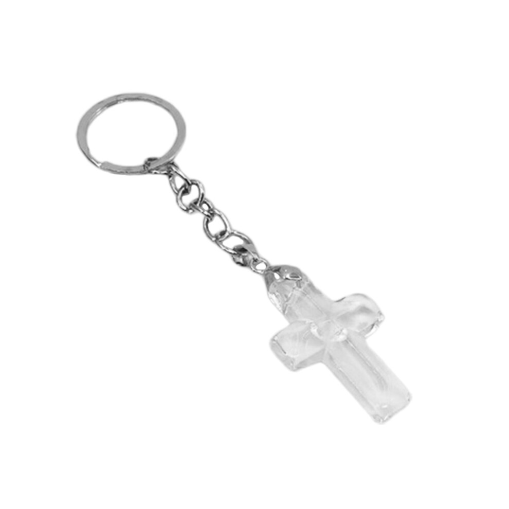 8 Pezzi Portachiavi A In Cristallo Decorativi Religiosi-image