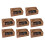 8 Pezzi 6 Scatola Portatile In Kraft Per Cupcake 11