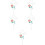 5Pcs Design Cemetery Stake Decorativo Para Exterior 7