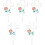5Pcs Design Cemetery Stake Decorativo Para Exterior 3