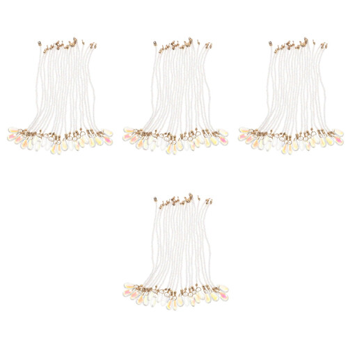 80 Unidades Pingentes De Bastão De Cabelo Com E Borlas 2